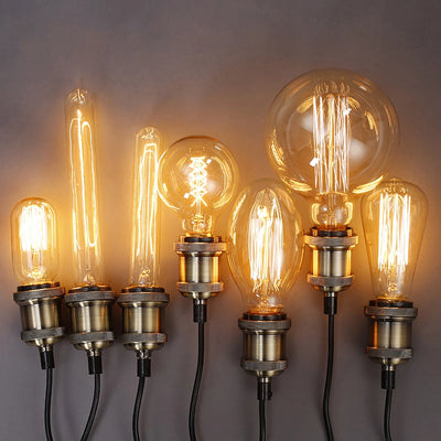 Dimmable Edison Light Bulb (40W, E27 Base) - Vintage Style Filament Bulb for Retro Lighting Vintage Edison Lamp Retro Light