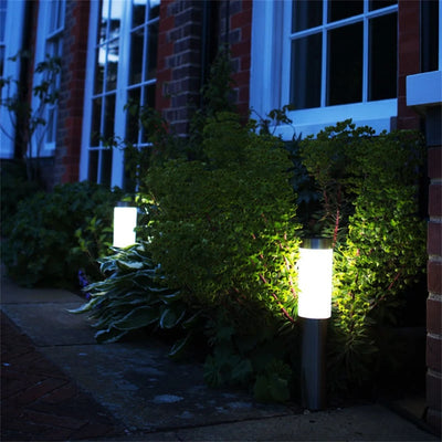 Stainless Steel Solar Pathway Lights – Bright LED Outdoor Garden Lights for Walkways and Driveways