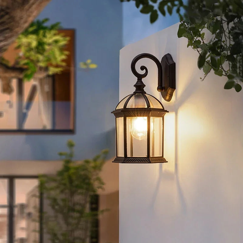 Illuminate Your Outdoor Space with American Vintage Wall Lights for Corridors, Aisles, Villa Doorways and Gardens