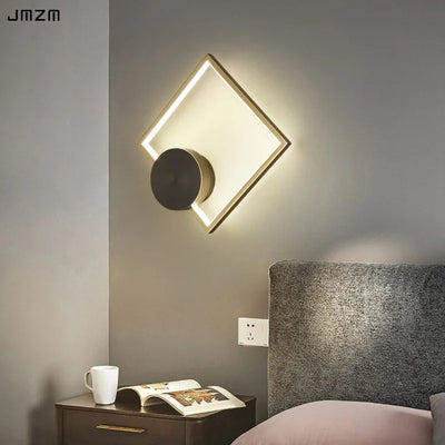 JMZM 2023 Minimalist Copper Geometric Wall Lamp
