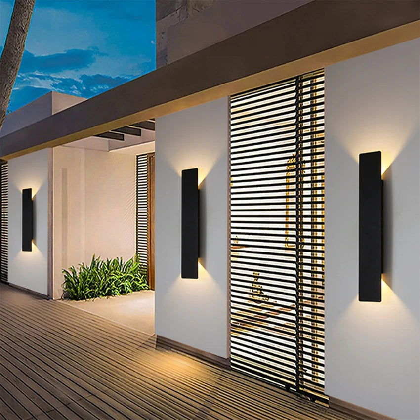 Outdoor Waterproof Wall Lamp – Modern LED Fixture