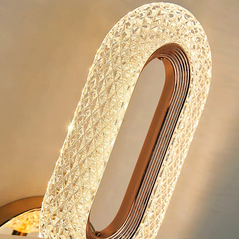 Opulent Ellipse LED Wall Lamp 12W for Corridors, Balconies, Staircases, Bedrooms, and Bedside Lighting