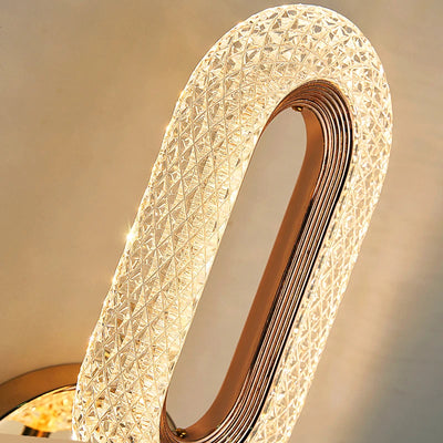 Opulent Ellipse LED Wall Lamp 12W for Corridors, Balconies, Staircases, Bedrooms, and Bedside Lighting