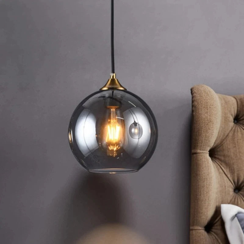 Nordic Modern LED Pendant Lamp: Stylish Glass Lighting Fixtures for Restaurant, Living Room, Bedroom
