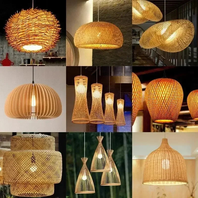 Handwoven Bamboo Chandelier: Natural Elegance for Home Revised on Wording and Style