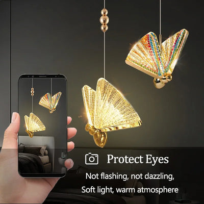 Butterfly LED Pendant Nordic Hanging Lamp Indoor Lights - Modern Lighting for Every Room