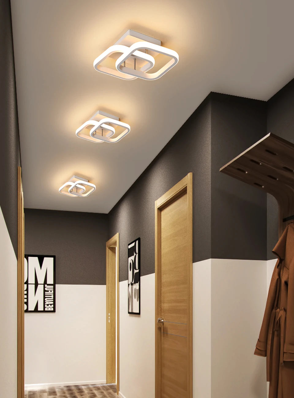 IRALAN LED Ceiling Light – Modern Corridor and Balcony Lamp