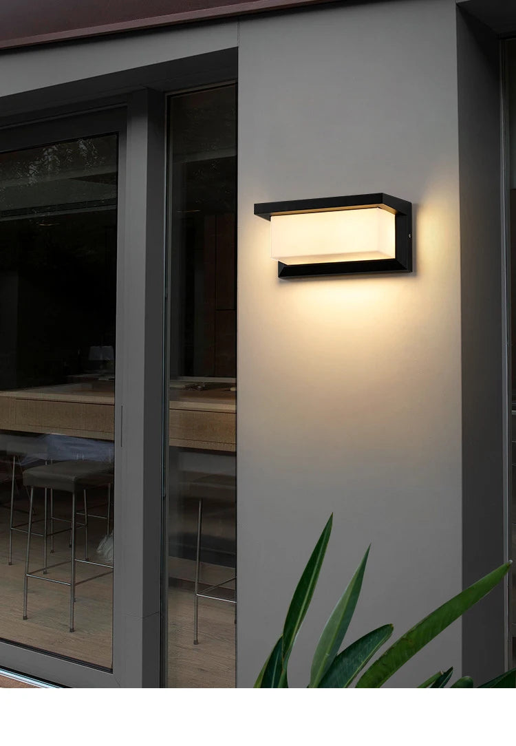 Motion Sensor Outdoor Wall Light – 20W Waterproof LED Porch Lighting