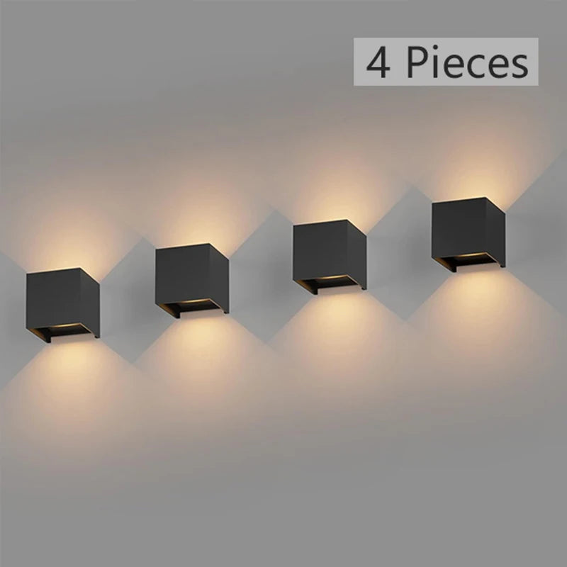 Modern Waterproof LED Wall Lamp - Stylish Lighting Solution for Indoor and Outdoor Spaces