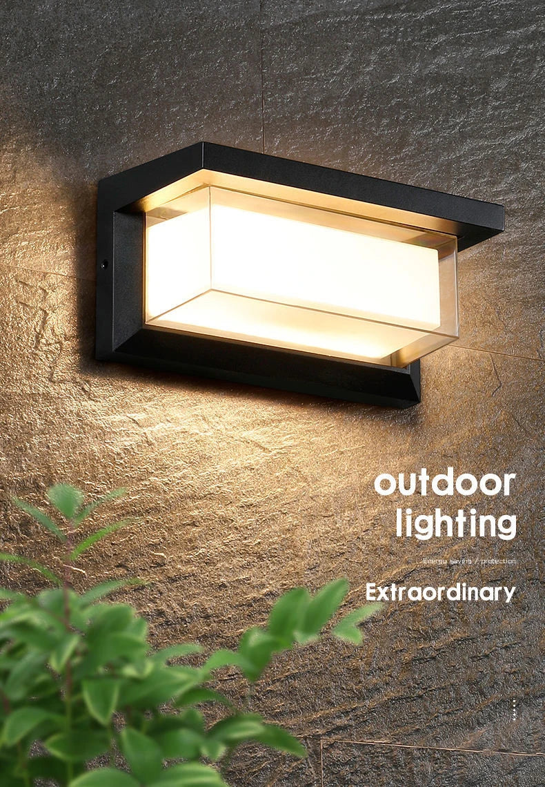 Motion Sensor LED Wall Light – 20W Waterproof Outdoor Lamp