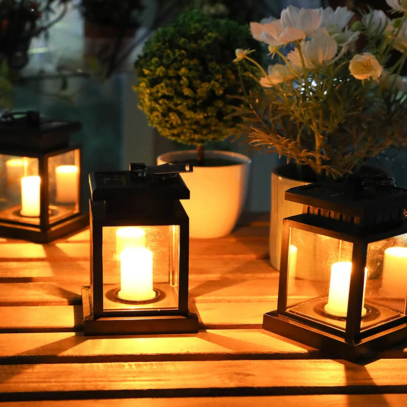 Bathe Your Garden in Warm Glow: Solar Candle Lanterns (2/4 Pack)