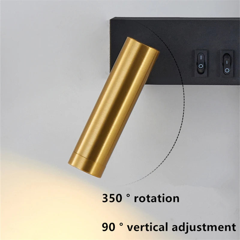 Nordic Modern LED Wall Lamp Simple Design for Living Room Sofa Background, Reading or Bedside in Bedroom