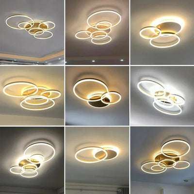 Dimmable LED Ceiling Chandelier for Modern Living Room and Bedroom