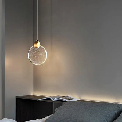 Modern Crystal Chandeliers: LED Hanging Lamp for Home Decoration, Bedroom, Kitchen, Dining Room, Restaurant, Bedside Pendant Lamp