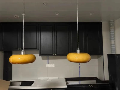 Modern Glass Pendant Lights – Elegant Hanging Lamp for Bedrooms, Cafes, and Restaurants