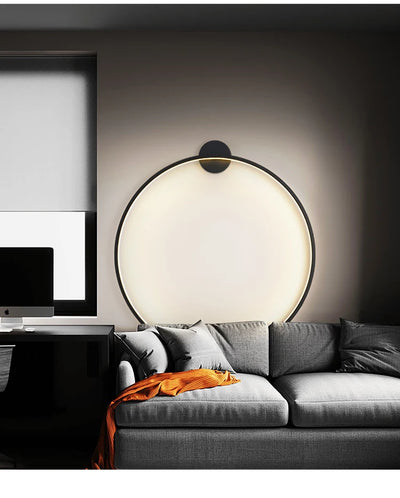 Modern Circle Background Decoration Lamp – LED Wall Light