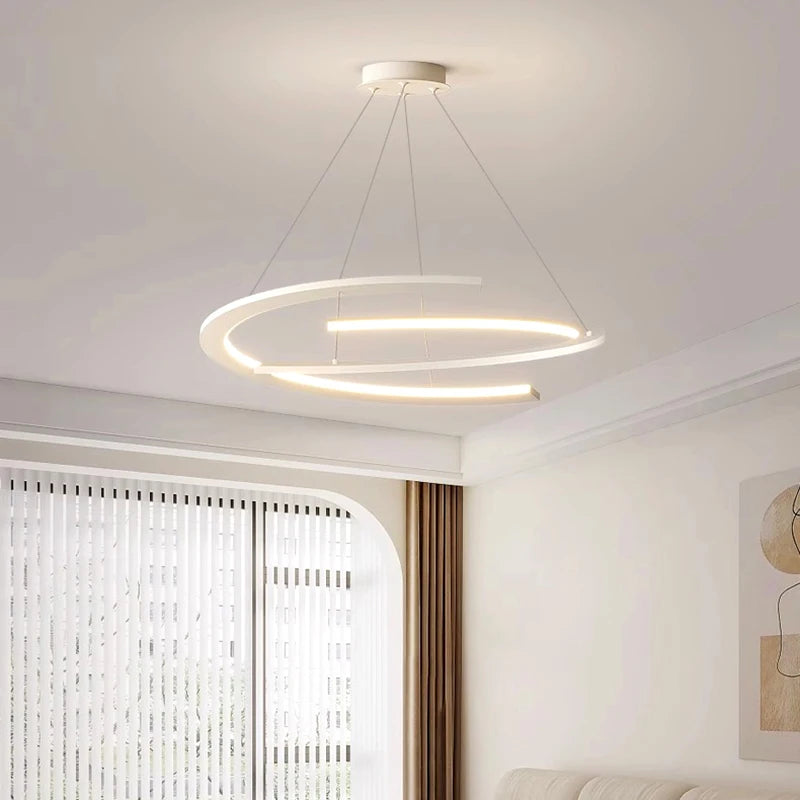 Modern LED Pendant Light Lamps: Perfect for Living Rooms and Dining Rooms, Stylish Hanging Indoor Lighting Chandeliers