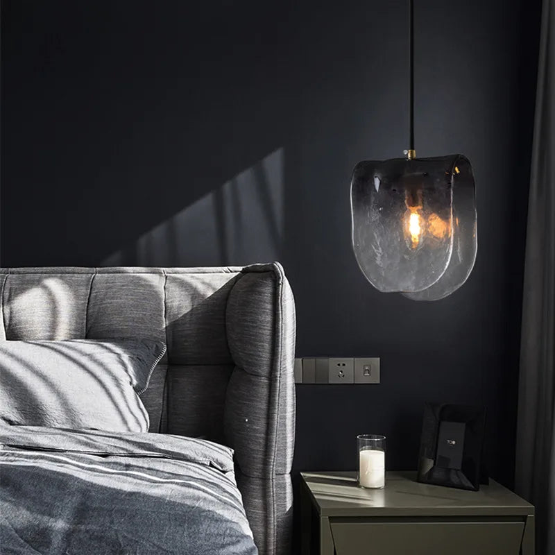 Modern Gradient Glass Pendant: Enhance Any Room with Artistic Flair