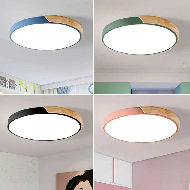 Modern LED Ceiling Light Macaron Chandelier For Bedroom Living Dining Room Aisle