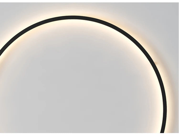 Modern Circle Background Decoration Lamp – LED Wall Light