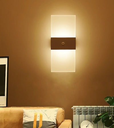 Motion Sensor Wireless LED Wall Lamp – Versatile Indoor Lighting Solution