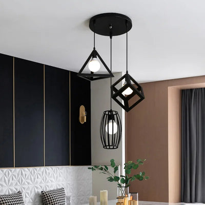 Sleek Modern Pendant Light: Minimalist LED Chandelier for Indoor Dining, Living Room, Bedroom, Bar Counter