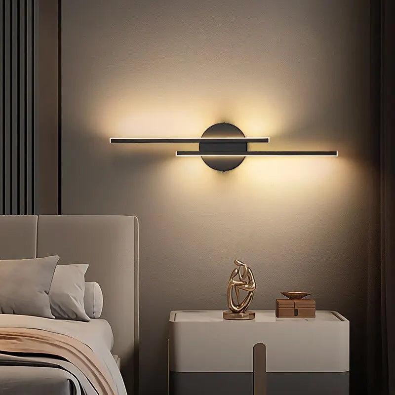 Modern Double Linear Wall Lamp: Illuminate Your Home with Style and Functionality