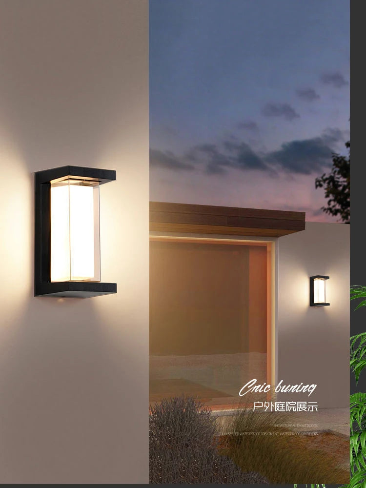 Motion Sensor LED Wall Light – 20W Waterproof Outdoor Lamp