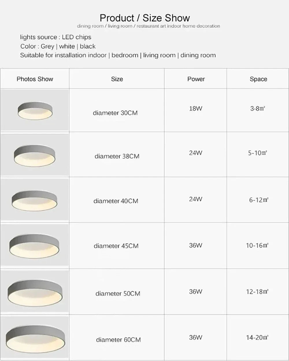 Nordic Modern LED Ceiling Light – Sleek Round Fixture for Indoor Spaces