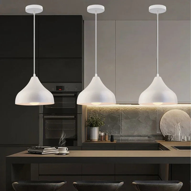 Modern Pendant Ceiling Lamps: Loft Restaurant Droplight Perfect for Dining Room - Nordic Hang Lights