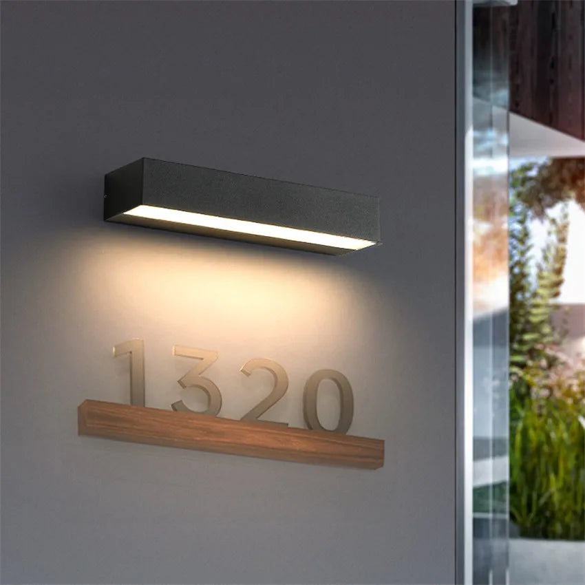 IP65 LED Waterproof Wall Lamps - Modern Outdoor Lighting Solution for Courtyard, Porch, and More