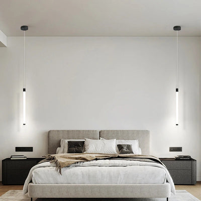 Modern LED Pendant Lights: Minimalist Design, Perfect for Restaurants, Coffee Bars, Living Rooms, and Bedside Lighting