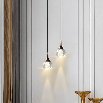 Elegant Nordic Crystal LED Pendant Light - Luxurious Chandelier for Bedroom, Living Room, and More