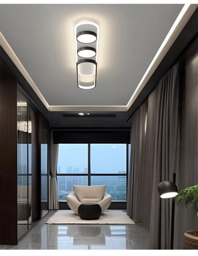 Modern LED Ceiling Light - Nordic Style for Bedroom, Study, Foyer & More