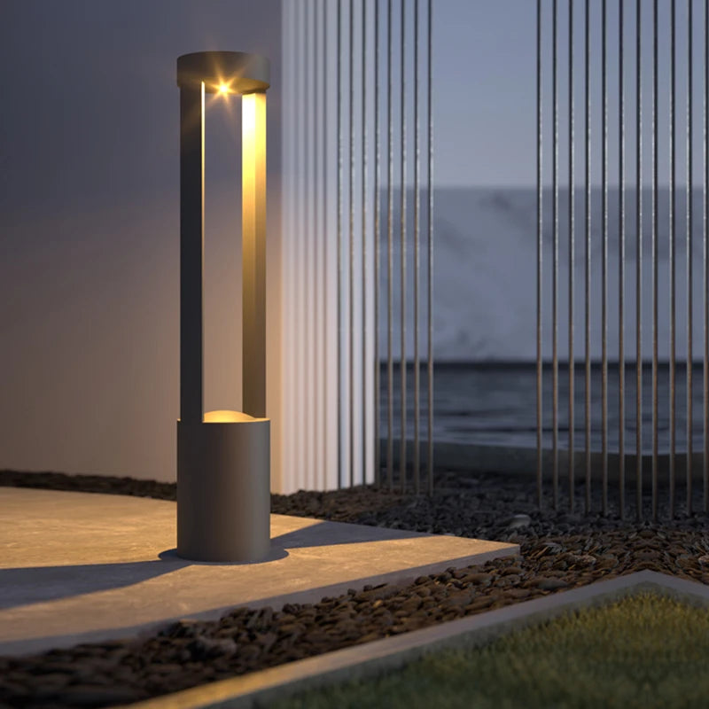 Modern Outdoor Waterproof Lawn Lamps for Courtyard - Stylish LED Lighting Solution