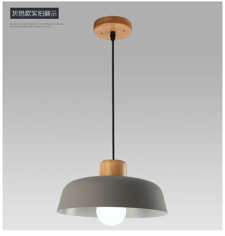 Nordic Style LED Pendant Light – Minimalist Chandelier for Kitchen, Bar, and Study