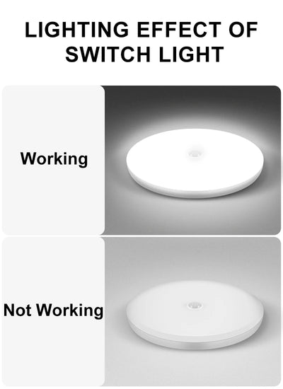 LED Ceiling Lamp with Motion Sensor – Modern Smart Light Fixture for Entrance, Balcony, and Night Lighting