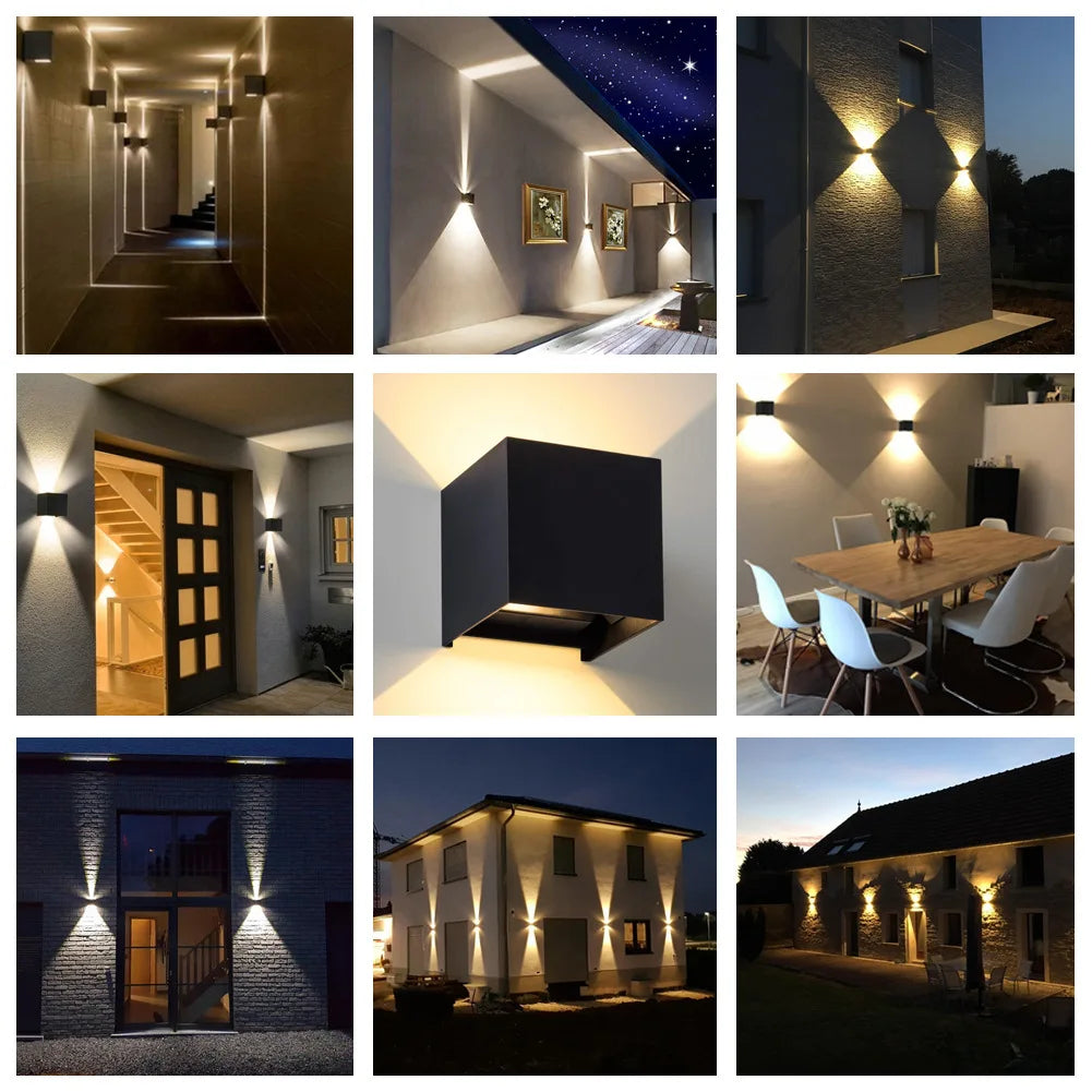 LED Wall Light – Waterproof Outdoor & Indoor Decor