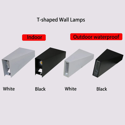 Outdoor Waterproof Aluminum Wall Lamps for Bedroom, Living Room, and External Wall Lights with Waterproof