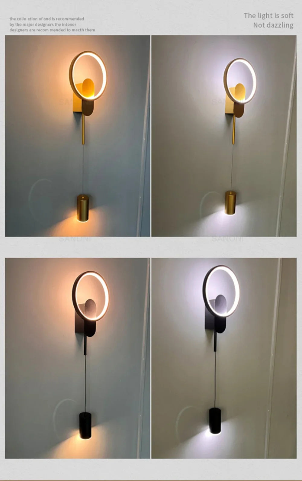 LED Wall Lamp for Hallway, Aisle, Bedroom, and Study