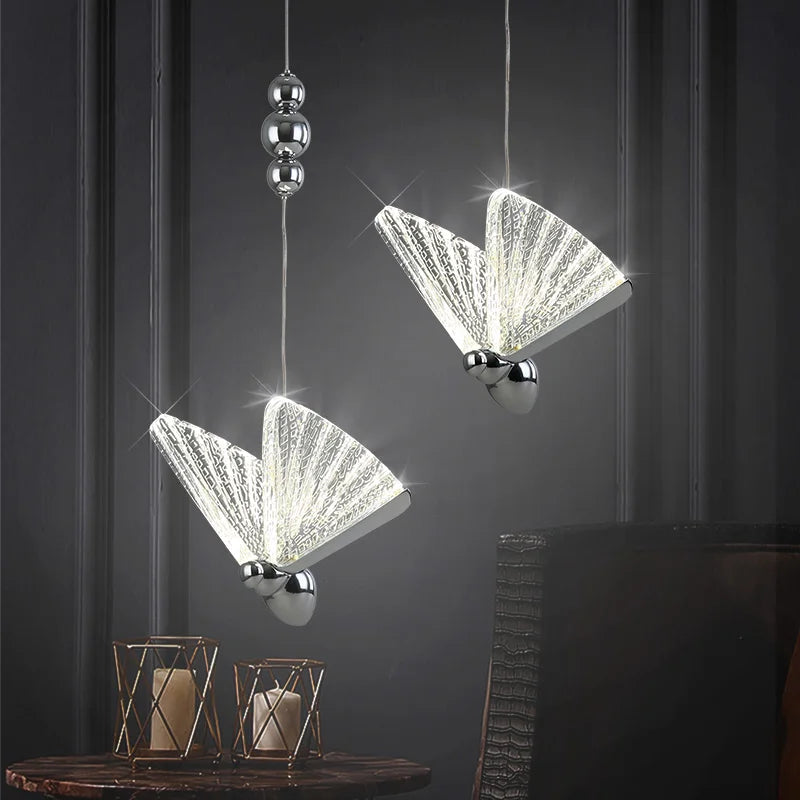 Butterfly LED Pendant Nordic Hanging Lamp Indoor Lights - Modern Lighting for Every Room