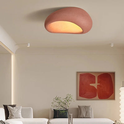 Nordic Minimalist Wabi Sabi LED Ceiling Lamp Bedroom & Living Room Light, Lampara Techo Ceiling Fixture