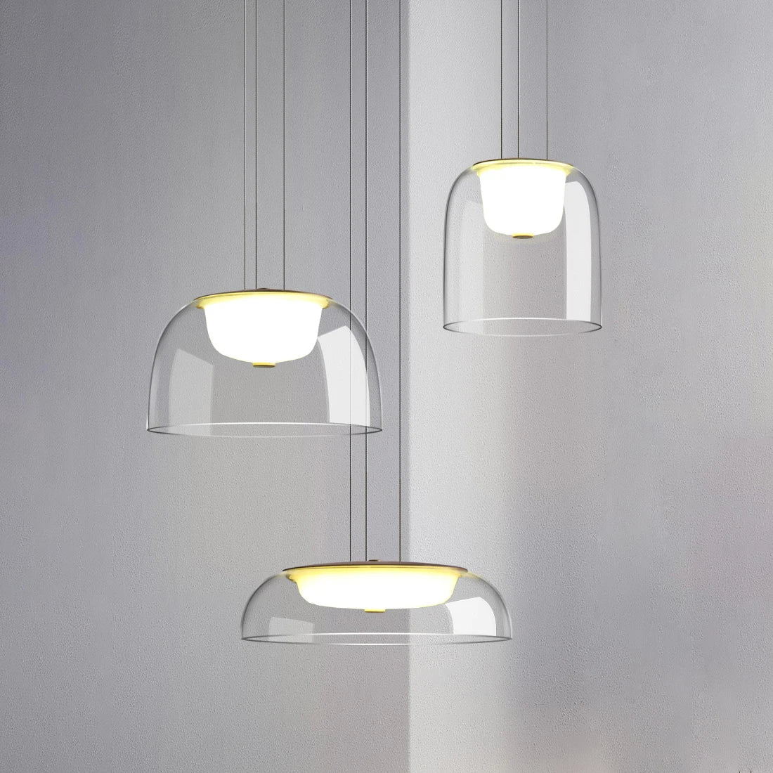 Modern Designer Glass Pendant Lights: Sleek Elegance for Your Space