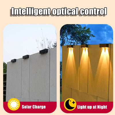 Outdoor Solar Wall Light – Waterproof Fence Lamp