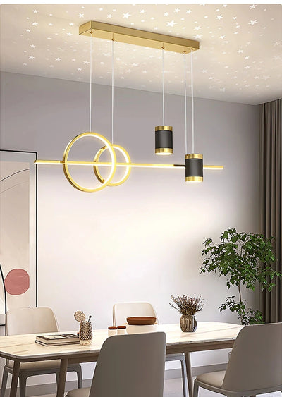 Modern LED Pendant Light – Luxury Dining Room Starry Chandelier