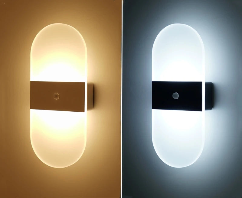 Motion Sensor Wireless LED Wall Lamp – Versatile Indoor Lighting Solution