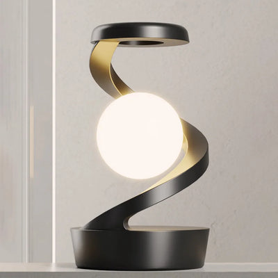 3D Floating RGB Lamp with Wireless Charger - Modern Decor & Unique Gift