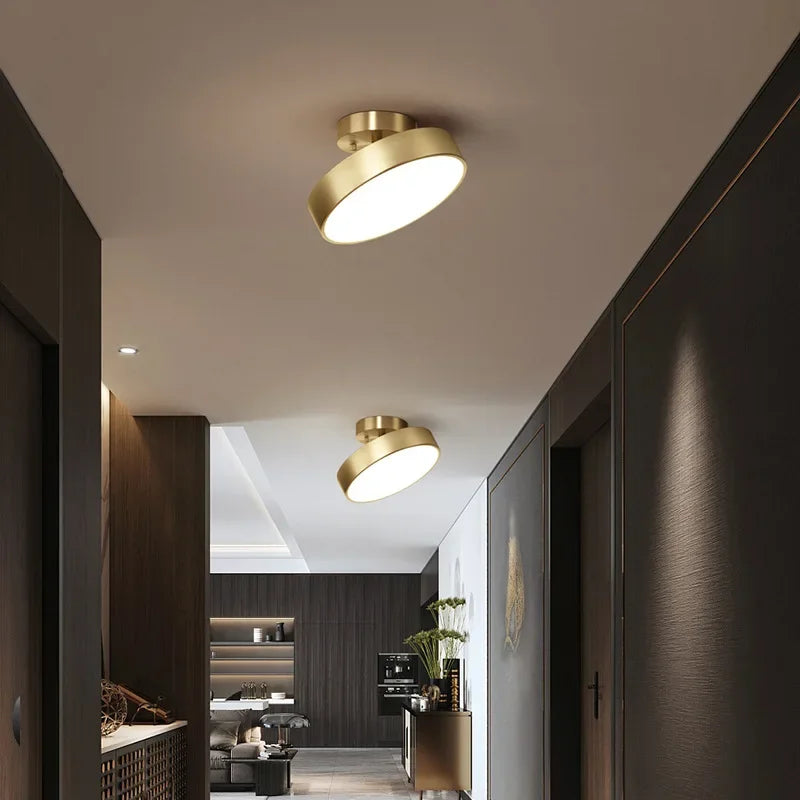 New Gold Ceiling Lamp – A Touch of Nordic Luxury for Your Home