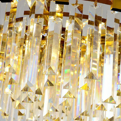 Modern Luxury Crystal Chandelier - LED Pendant / Ceiling Light Fixture for Living Room, Hotel Hall Decor