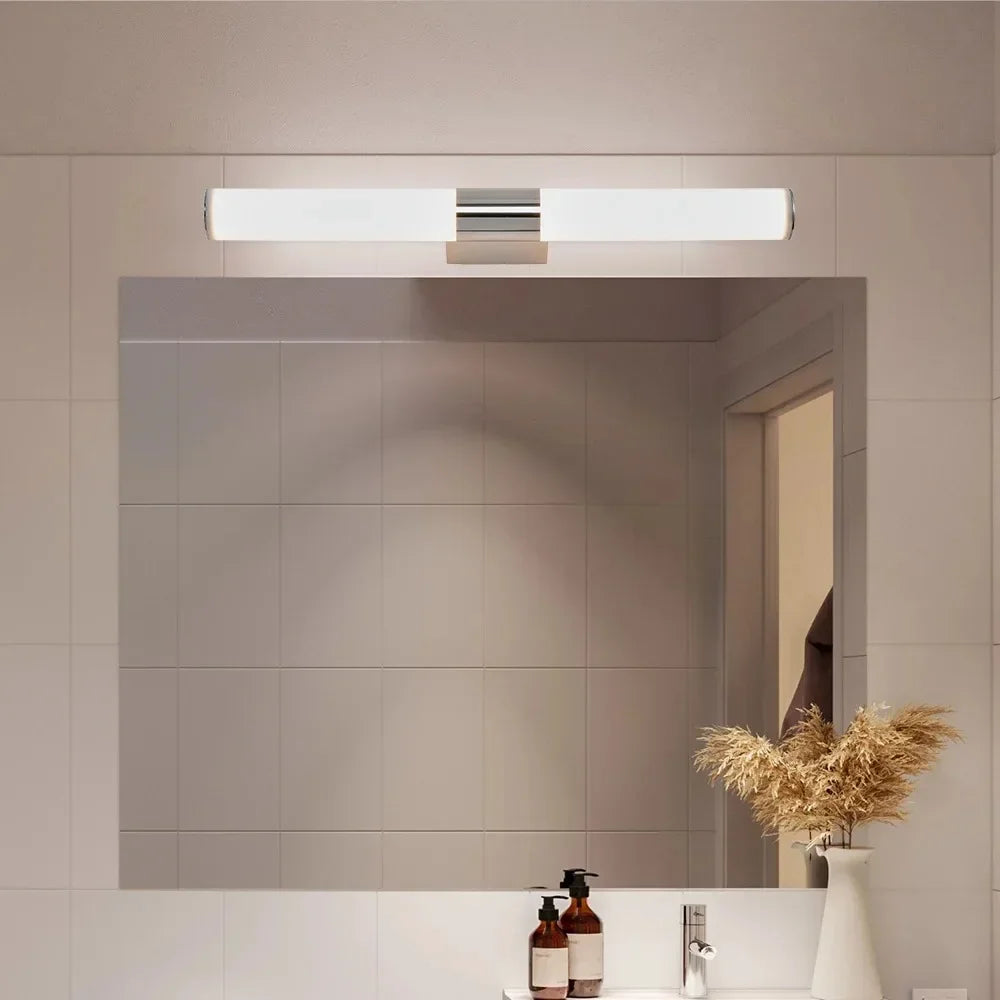 Modern LED Tube Wall Lamp for Bathroom Mirror - Waterproof and Bright, Available in 12W, 16W, and 22W